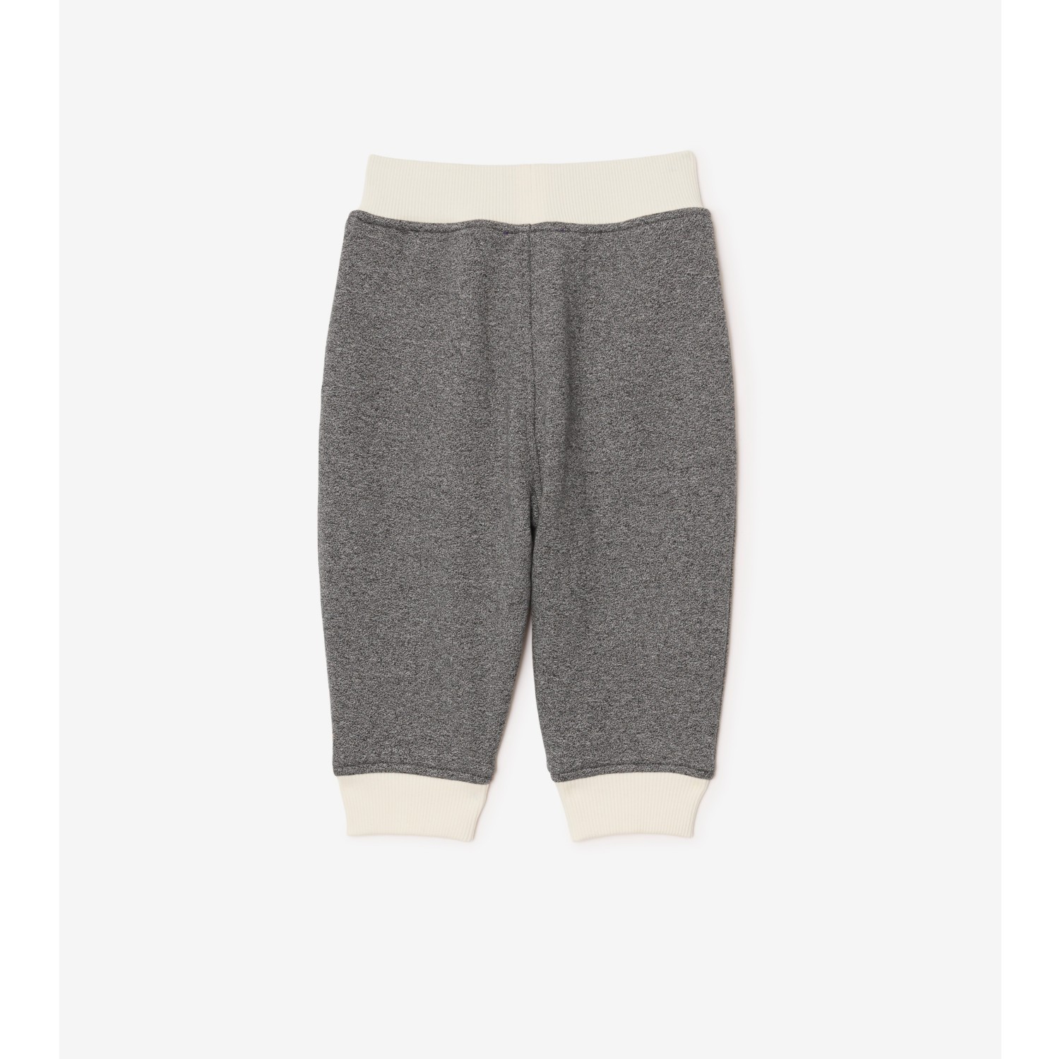 Cotton Jogging Pants in Charcoal grey melange Children