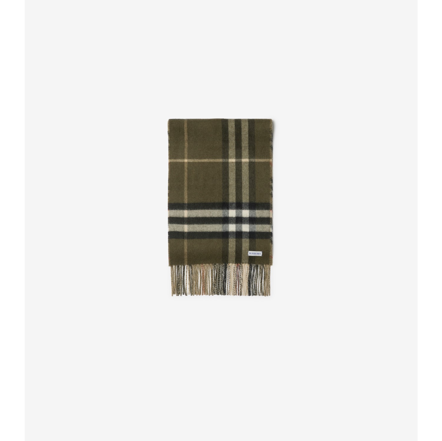 Reversible Check Cashmere Scarf