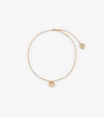Horseshoe Necklace Gold clear ®