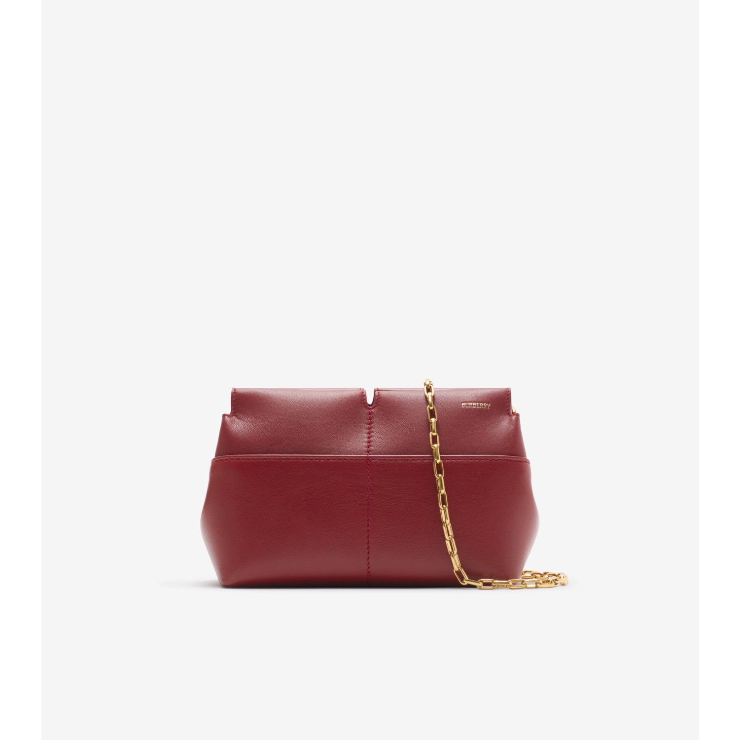 Snip Chain Clutch in Ruby Women Burberry Official