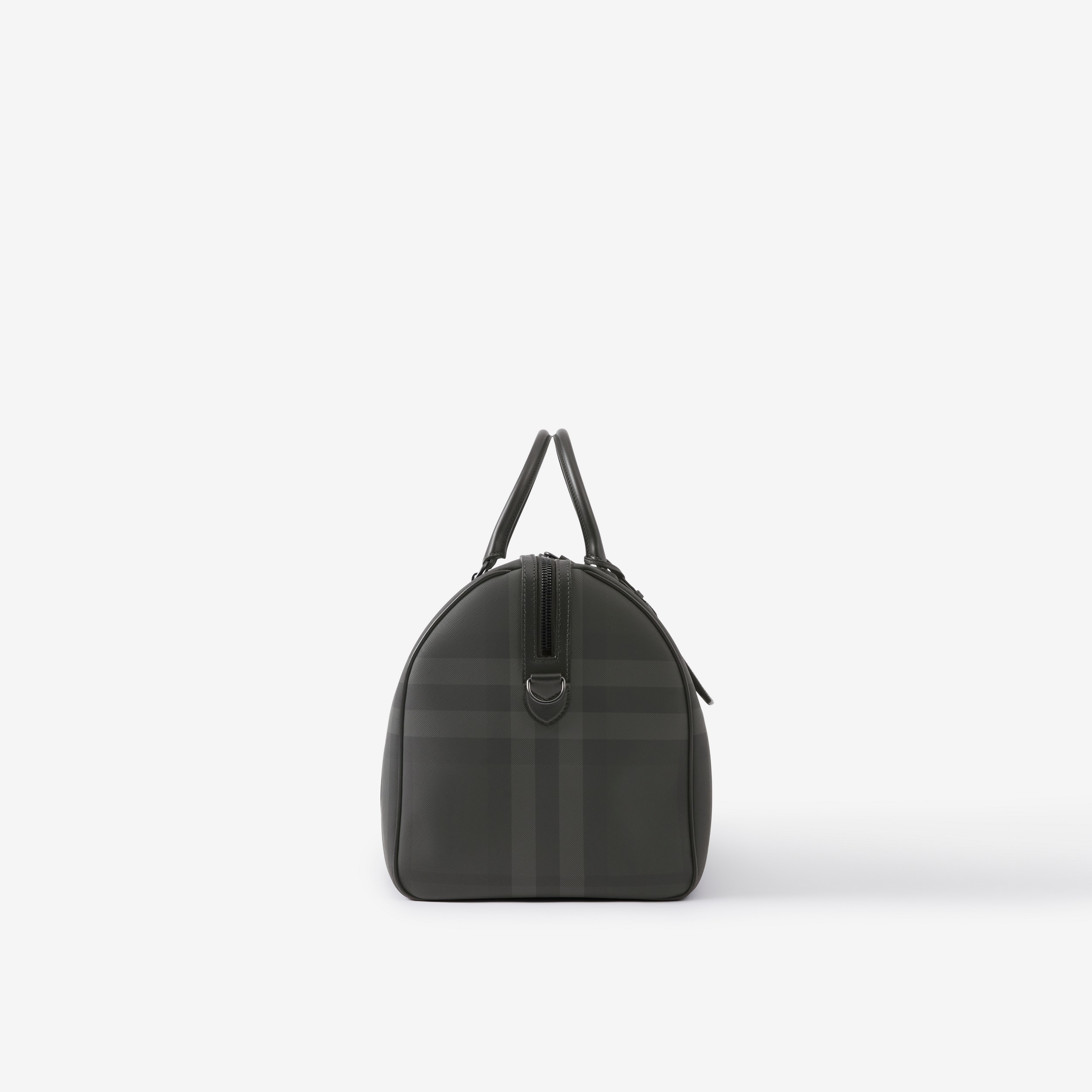 Charcoal Check Boston Holdall - Men | Burberry® Official - 2