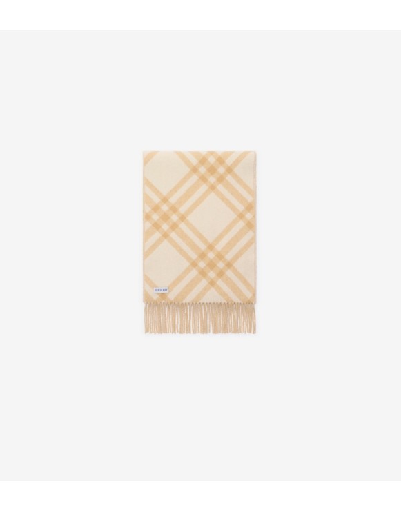 Check Cashmere Scarf
