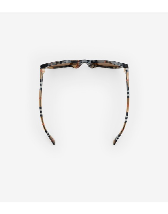 Lunettes de soleil rondes tubulaires Check