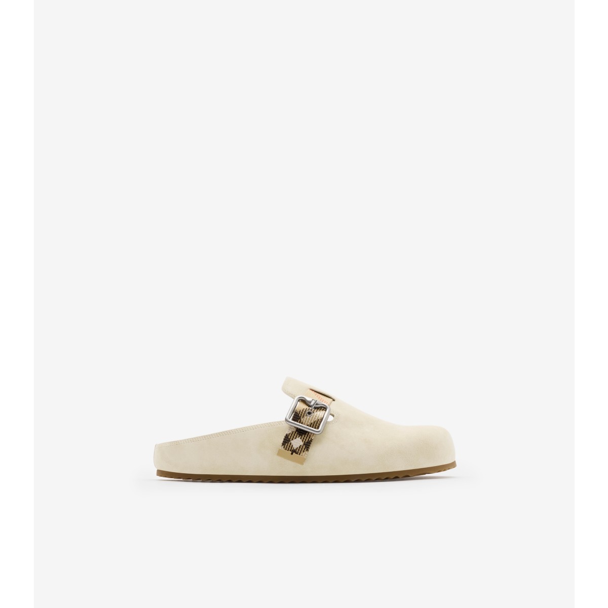  Check Suede Urchin Clogs