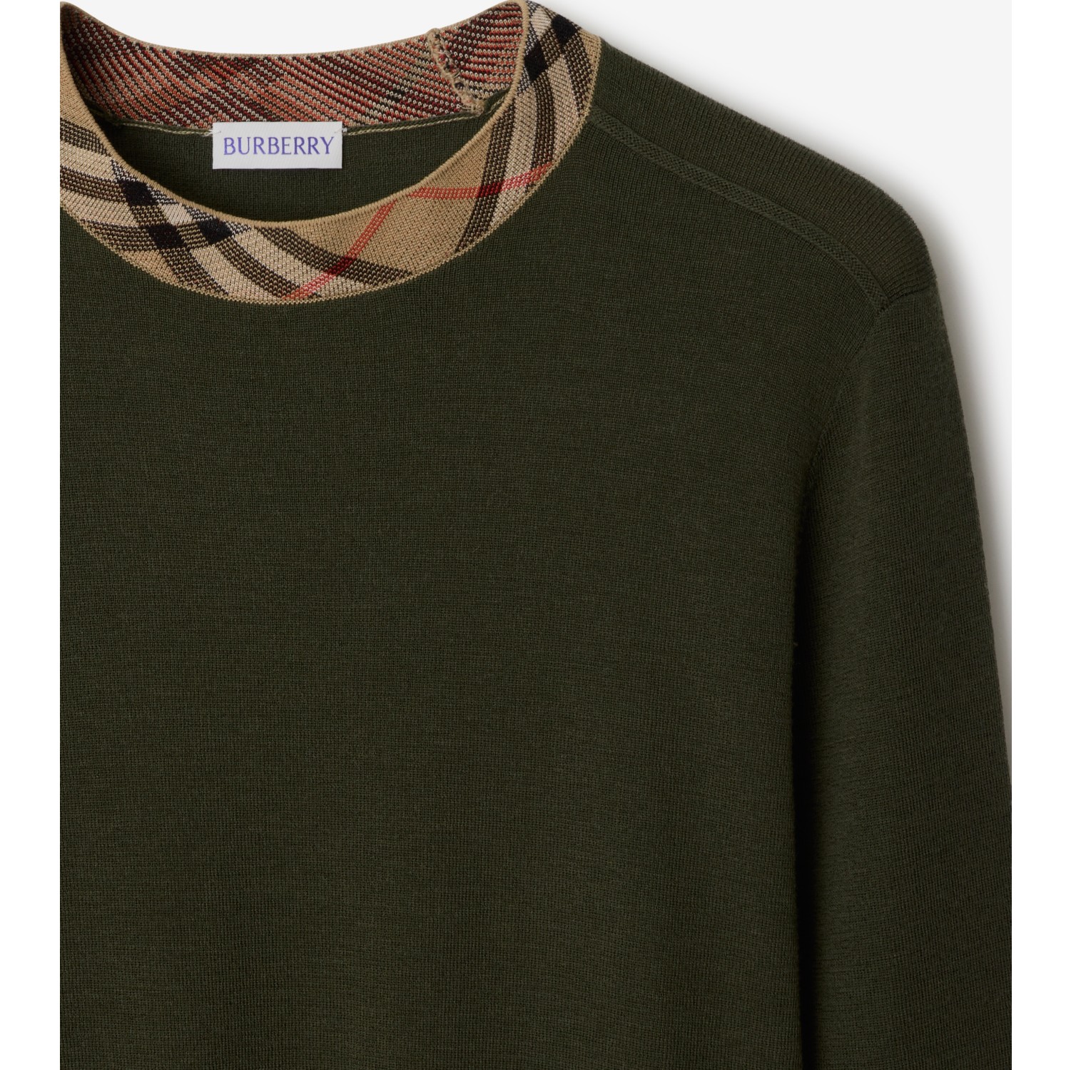 Pull en laine avec Check