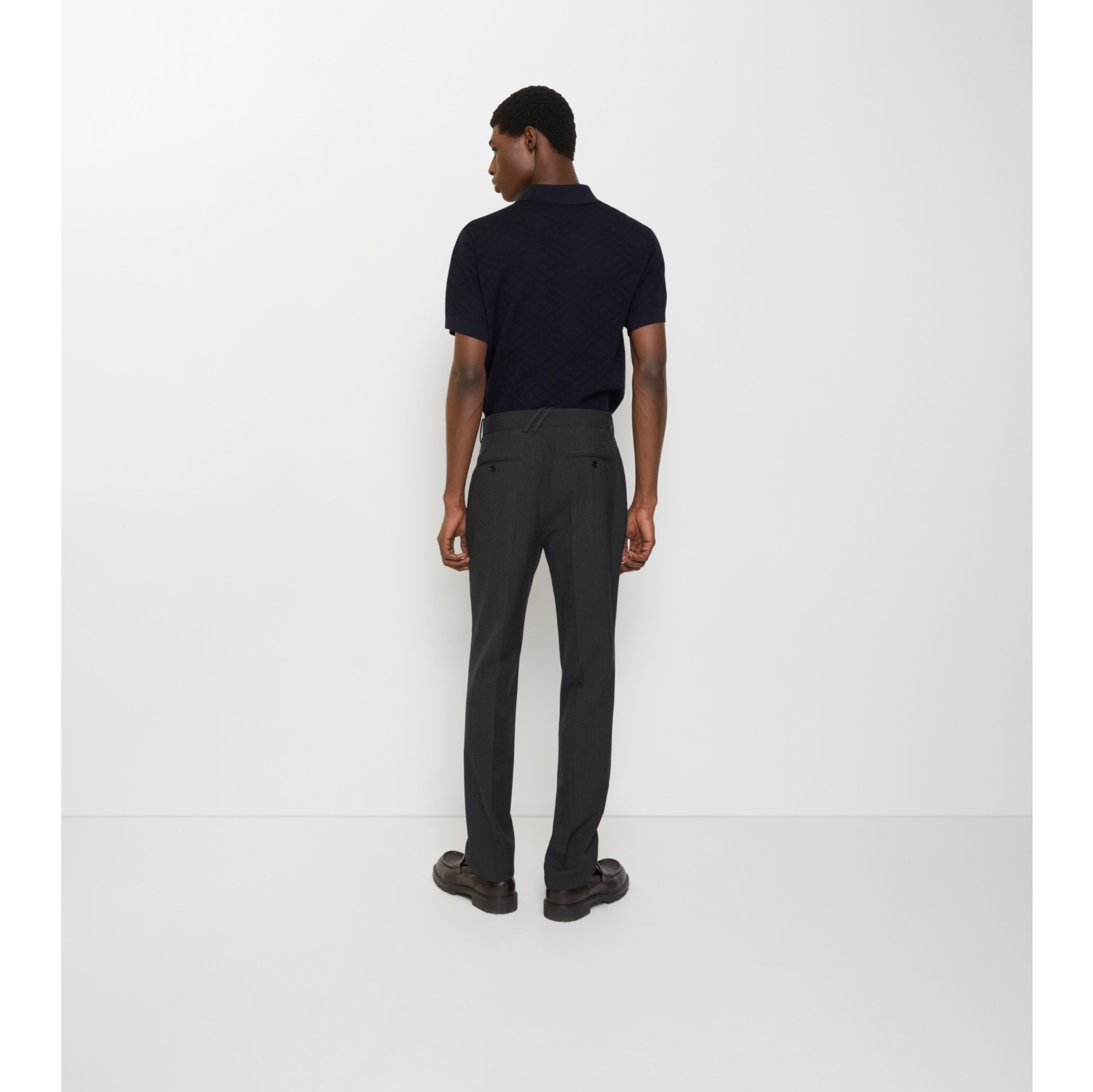 Pantalon de costume en laine mélangée