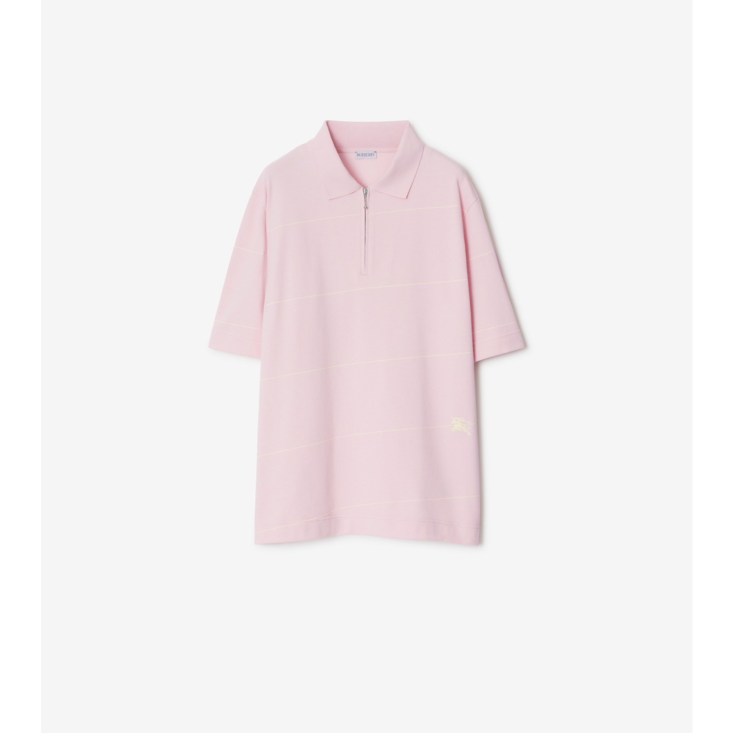 Pink burberry polo clearance shirt