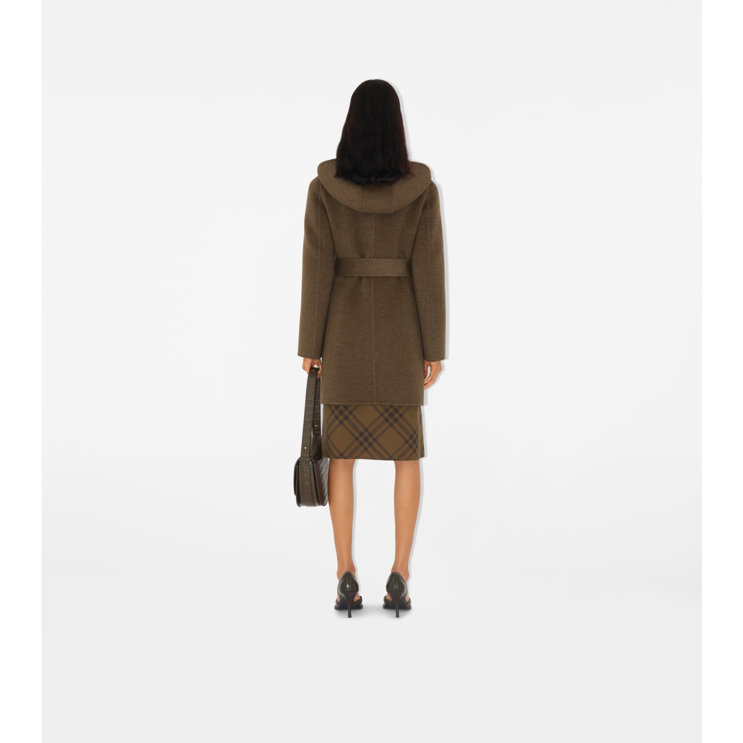 Wool Cashmere Wrap Coat
