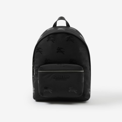 Burberry Ekd Backpack In Black
