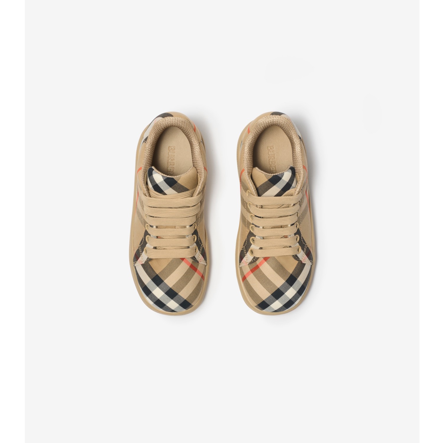 Check Cotton Sneakers