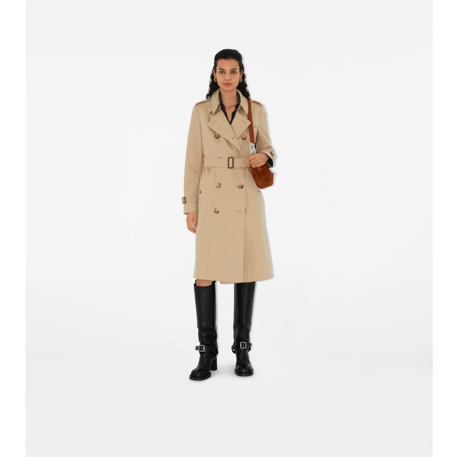 Burberry full length trench coat best sale