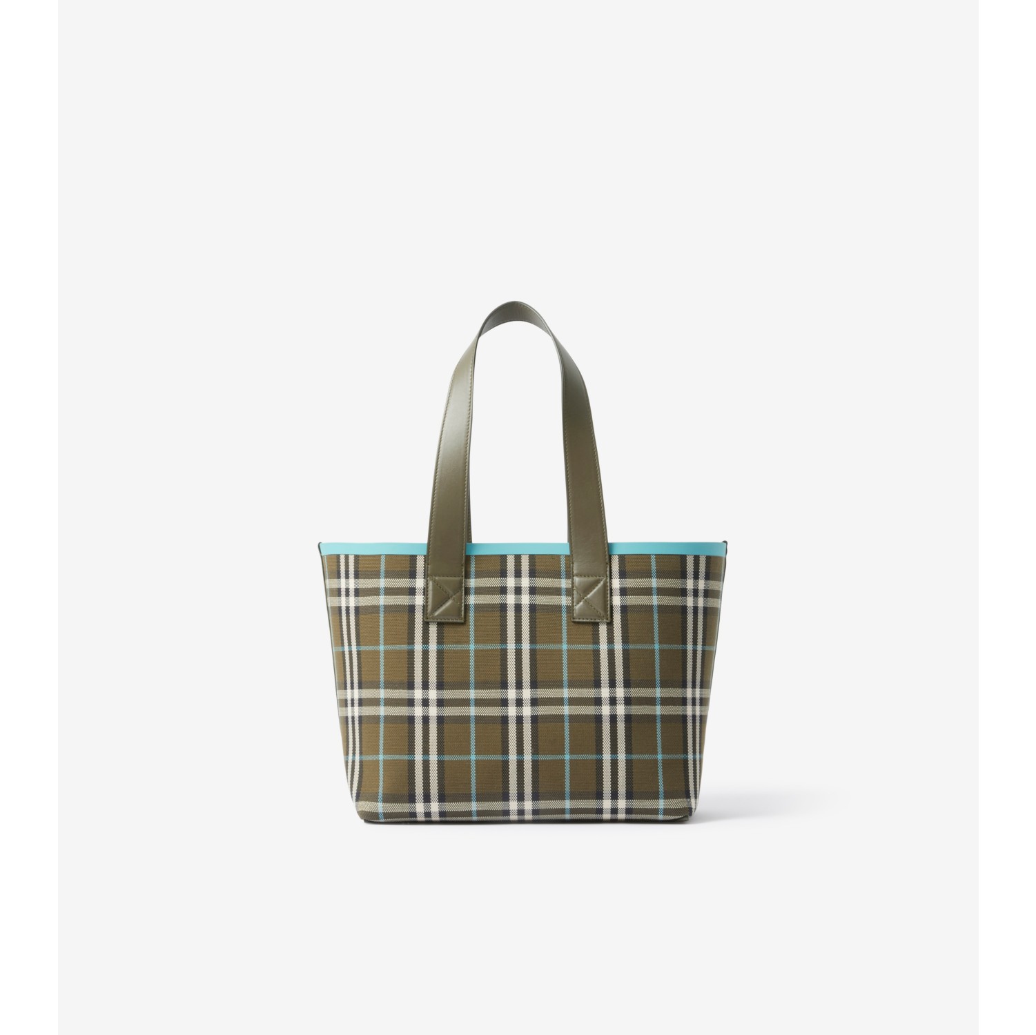 Mini London Tote Bag in Olive Green - Women | Burberry® Official