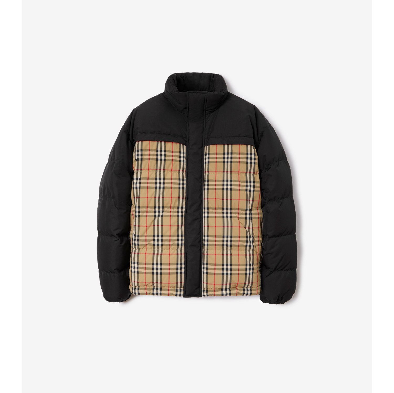 Reversible Check Puffer Jacket