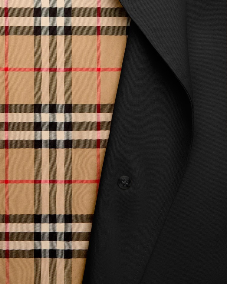 ミッドレングス チェルシー ヘリテージ トレンチコート (ブラック