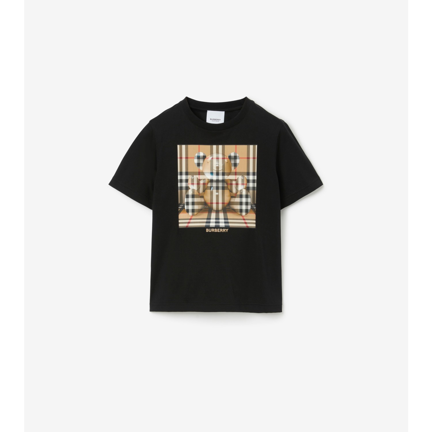 トーマスベア・コットンTシャツ (ブラック) | Burberry®公式サイト