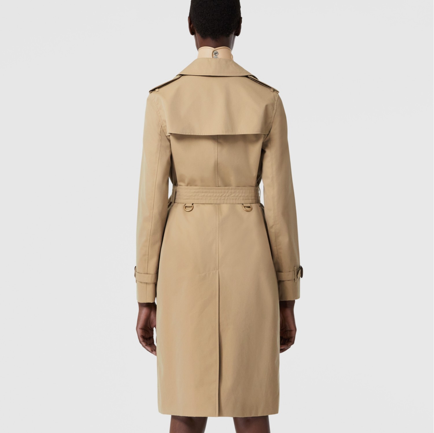 The Long Kensington Heritage Trench Coat in Honey - Women | Burberry®  Official