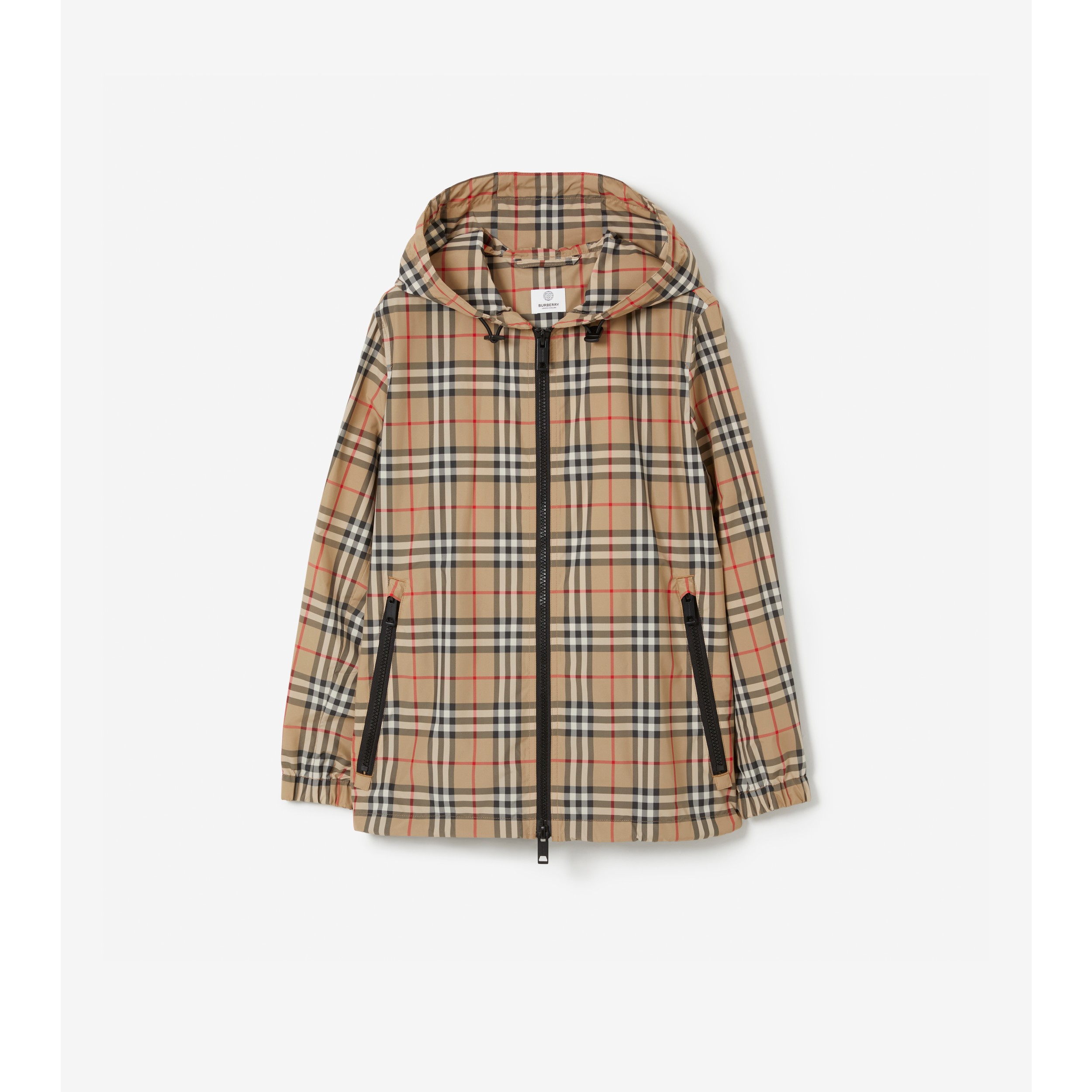 Vintage Check Hooded Jacket in Archive - Women | Burberry® Official