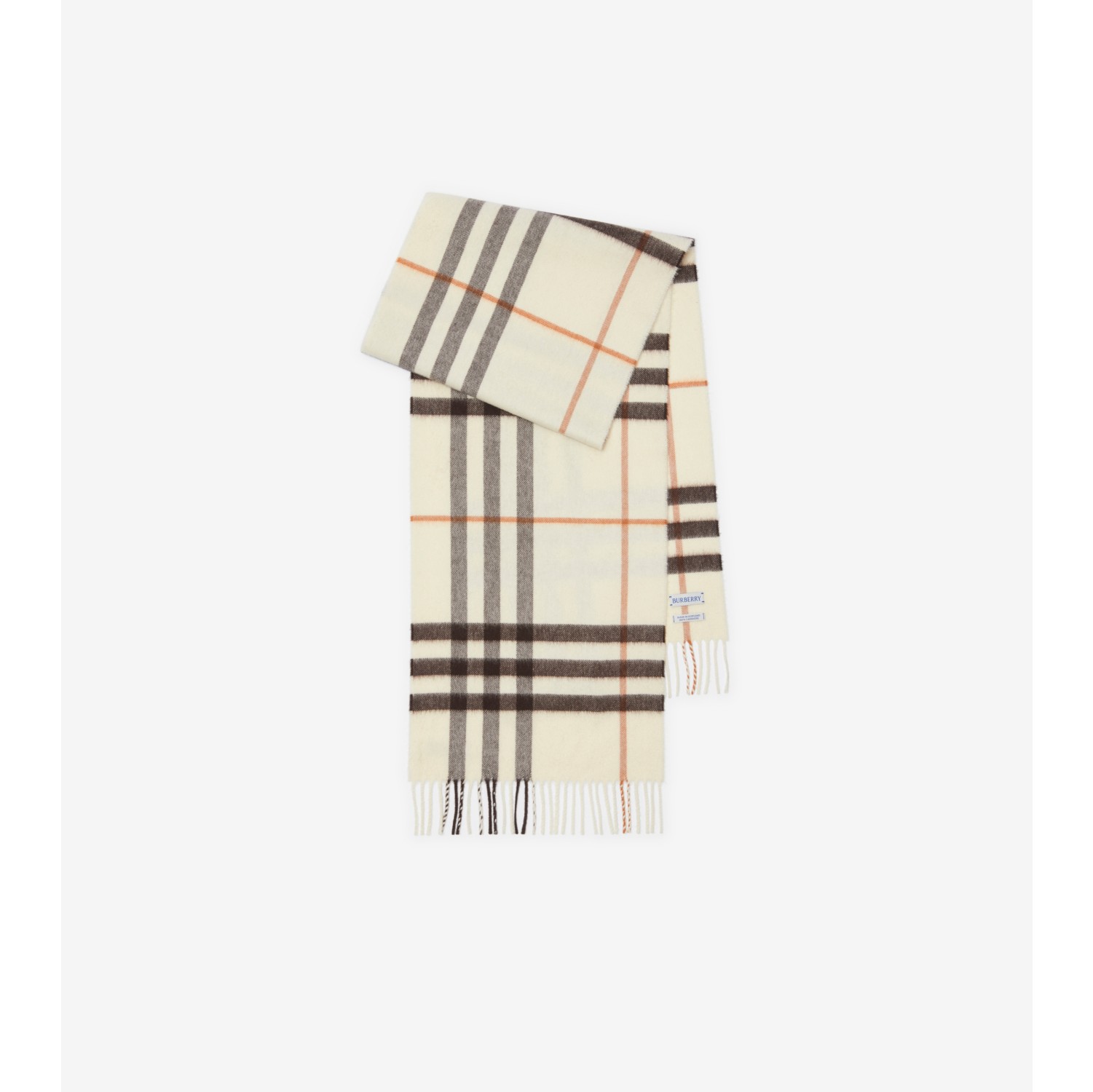 Check Cashmere Scarf