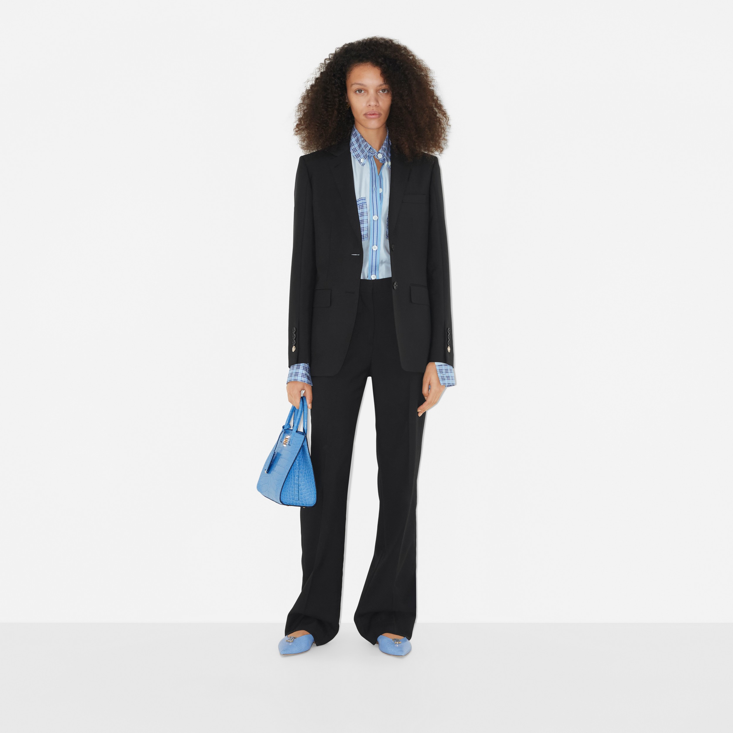 Mini Frances Bag in Cool Cornflower Blue - Women | Burberry® Official - 4