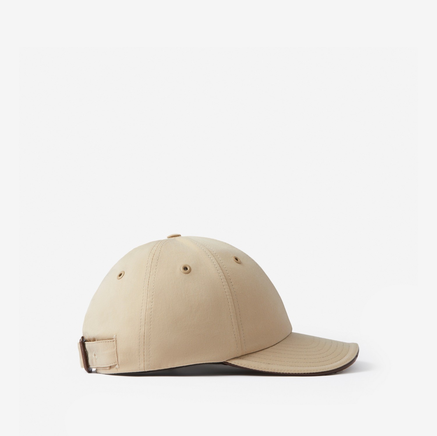 专属标识装饰棉质嘎巴甸棒球帽 (蜂蜜色) | Burberry® 博柏利官网