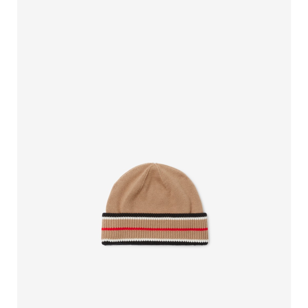  Stripe Reversible Icon Cashmere Cotton Beanie
