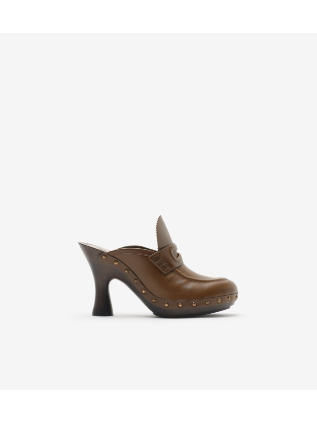 サンダル・ミュール BURBERRY Women Sandals 8106171B9368 BEIGE Burberry 65mm Mews Sandals | FARFETCH