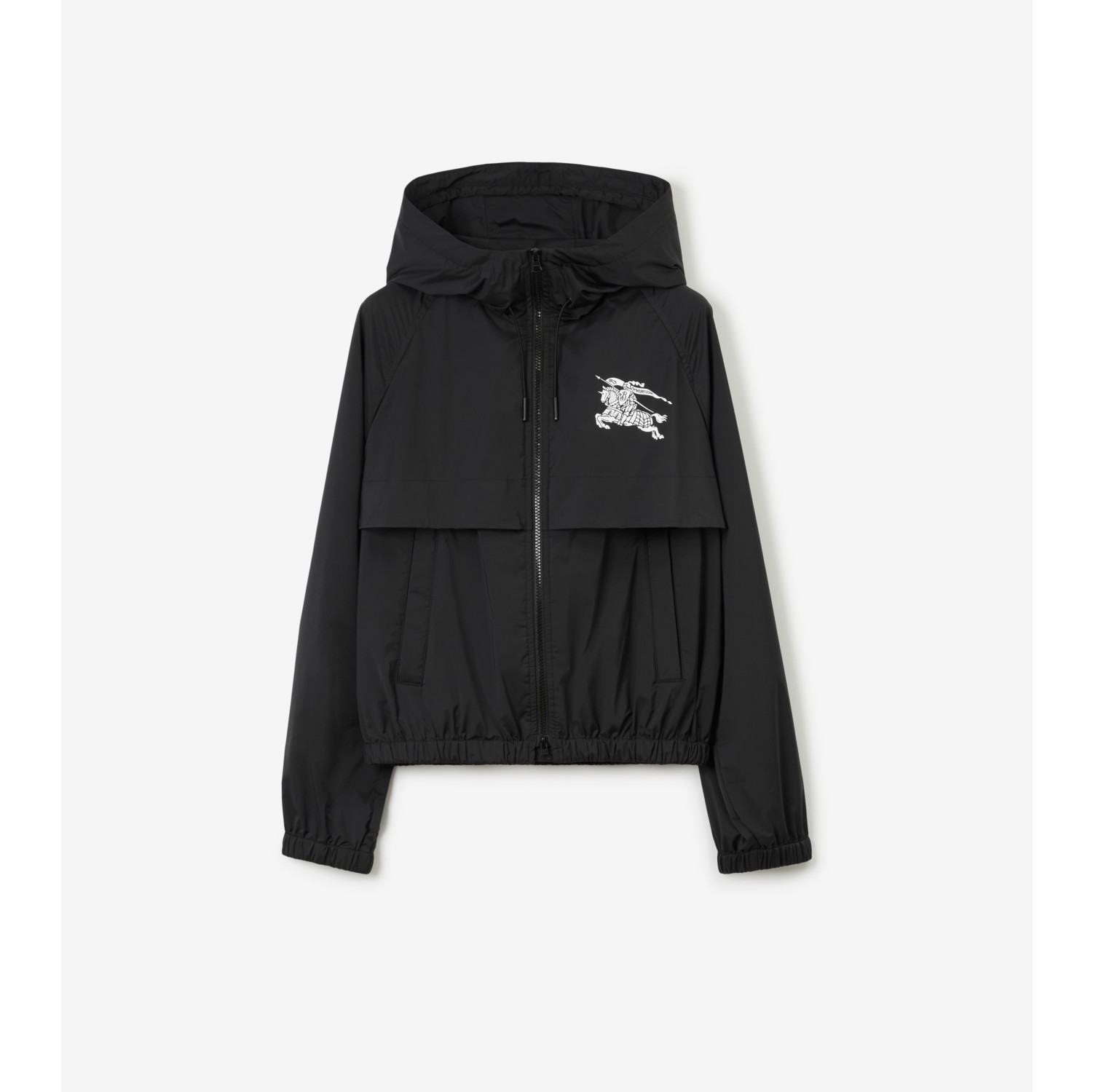 Black burberry sale windbreaker