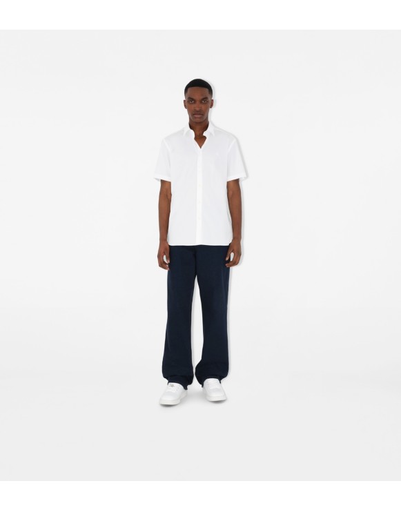 Slim Fit Stretch Cotton Shirt