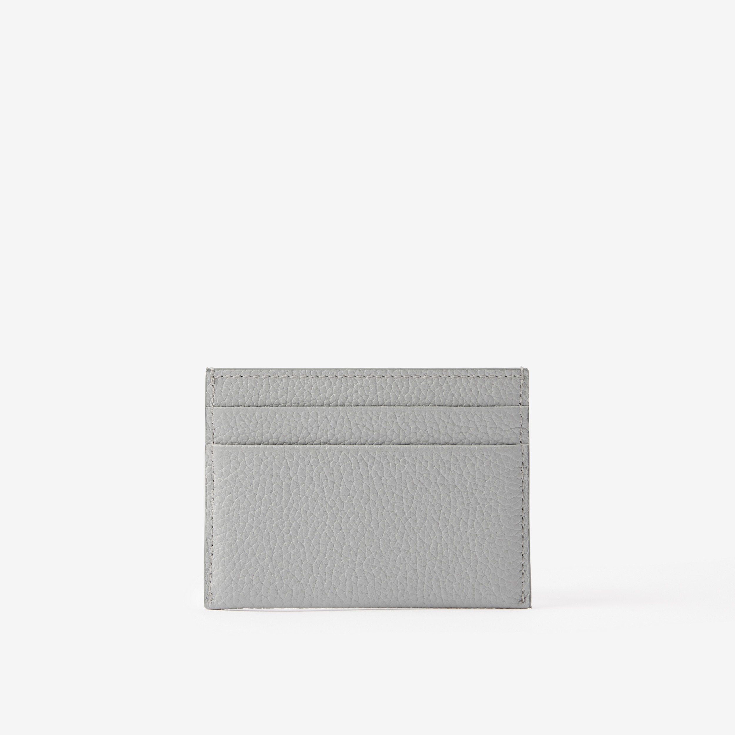 Leather TB Card Case in Light Grey Melange - Women | Burberry® Official - 3