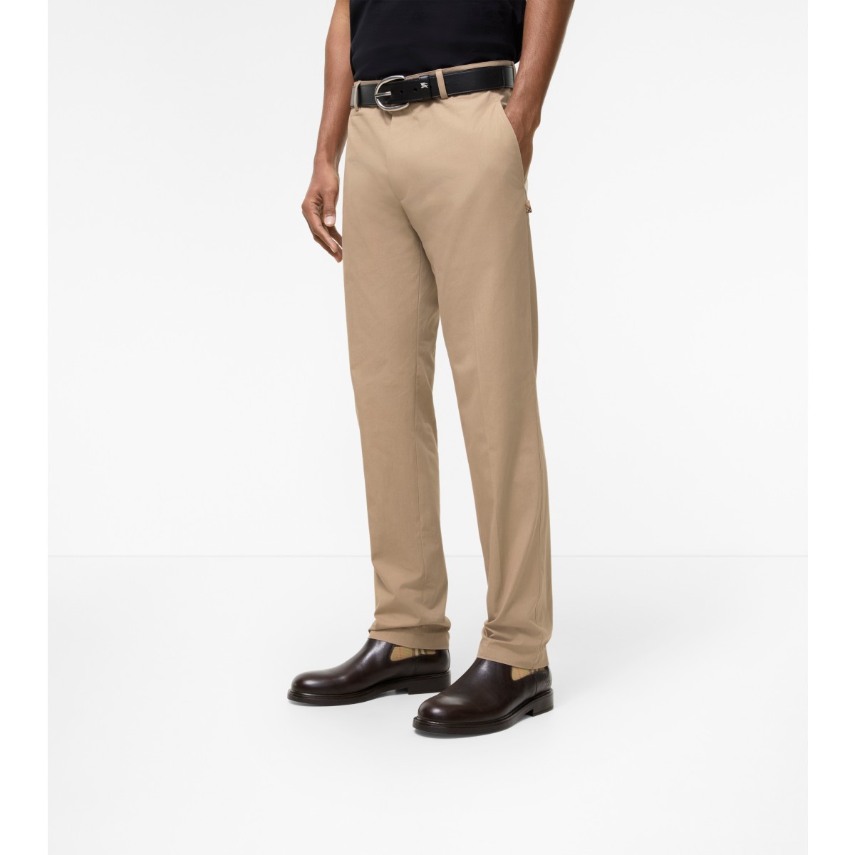  Check Twill Chinos