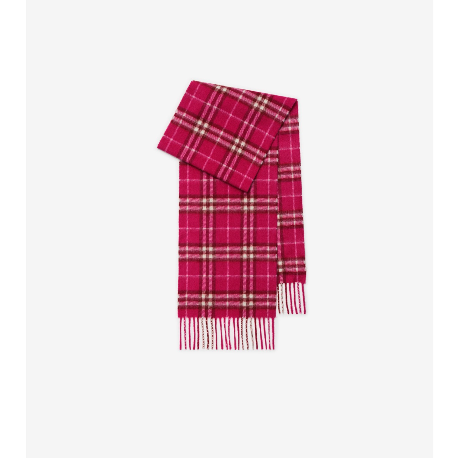 Check Cashmere Scarf