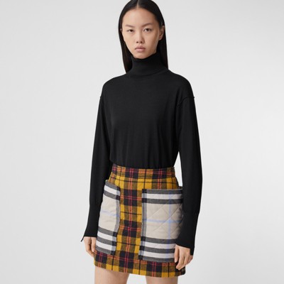 yellow plaid skirt and blazer quiz