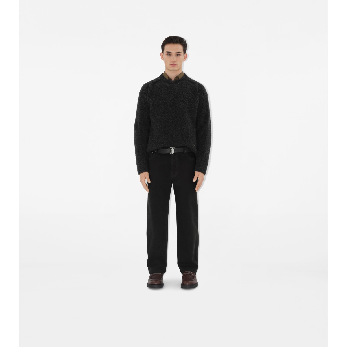  Reversible Leather TB Belt