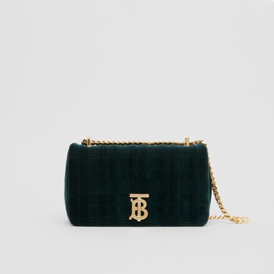 green burberry bag