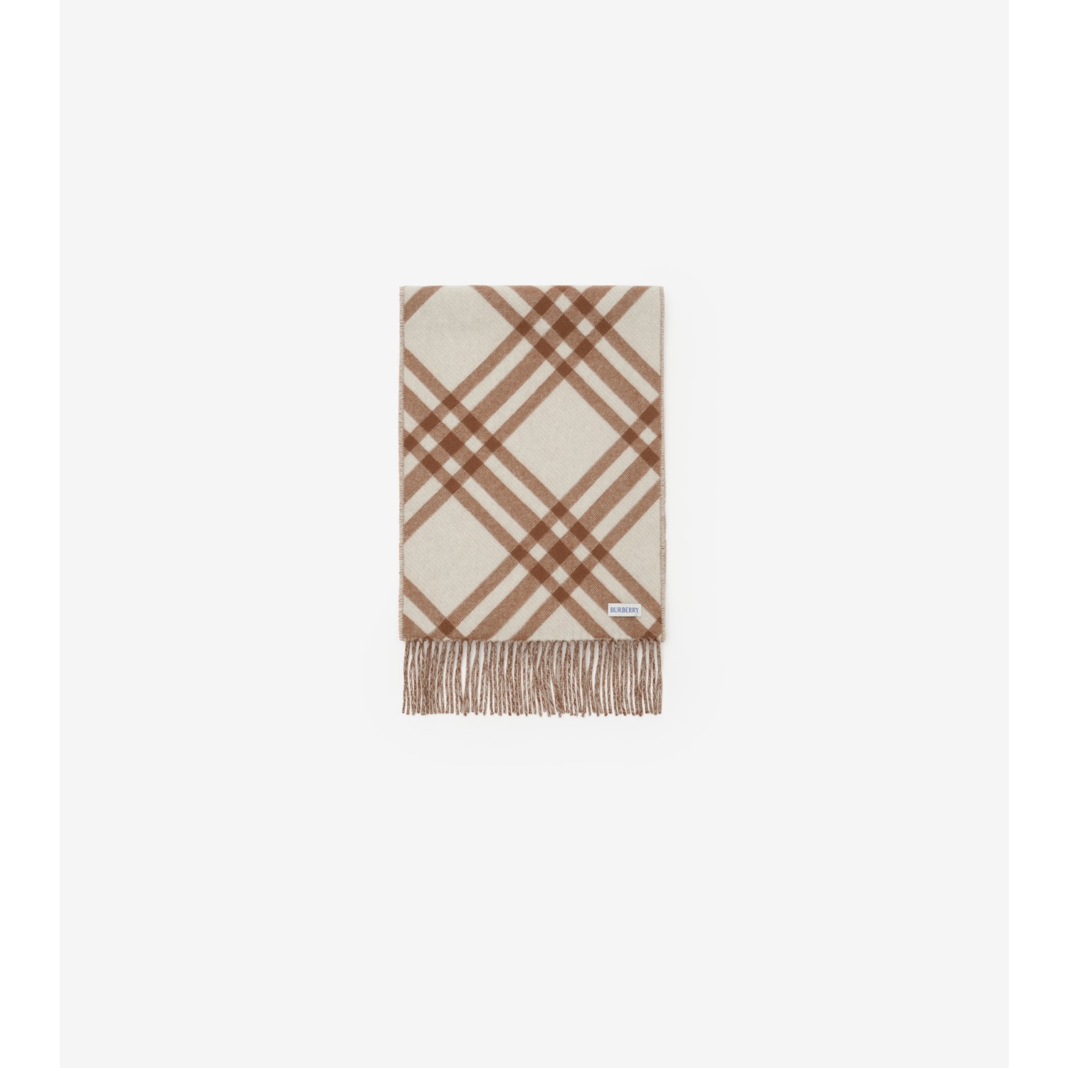 Check Cashmere Scarf