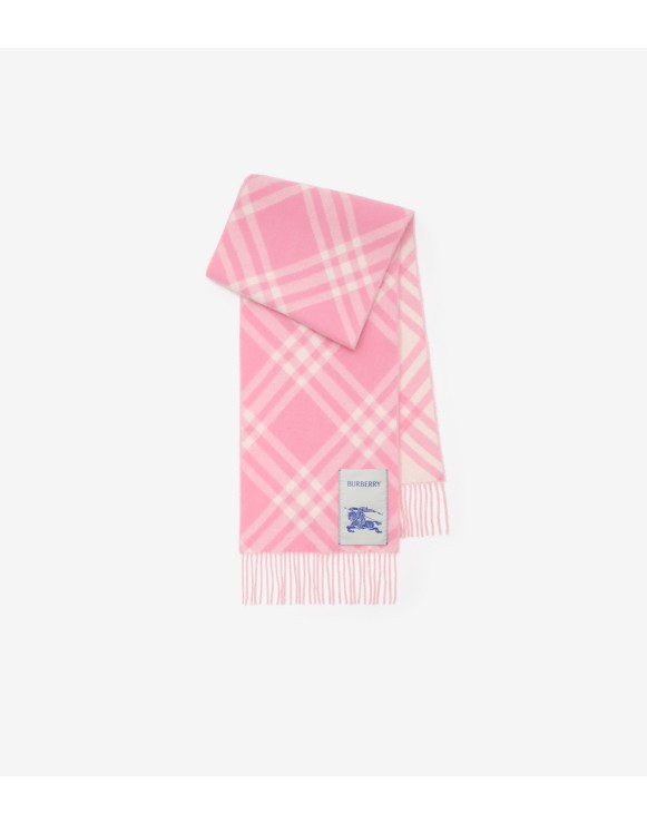 Check Cashmere Scarf