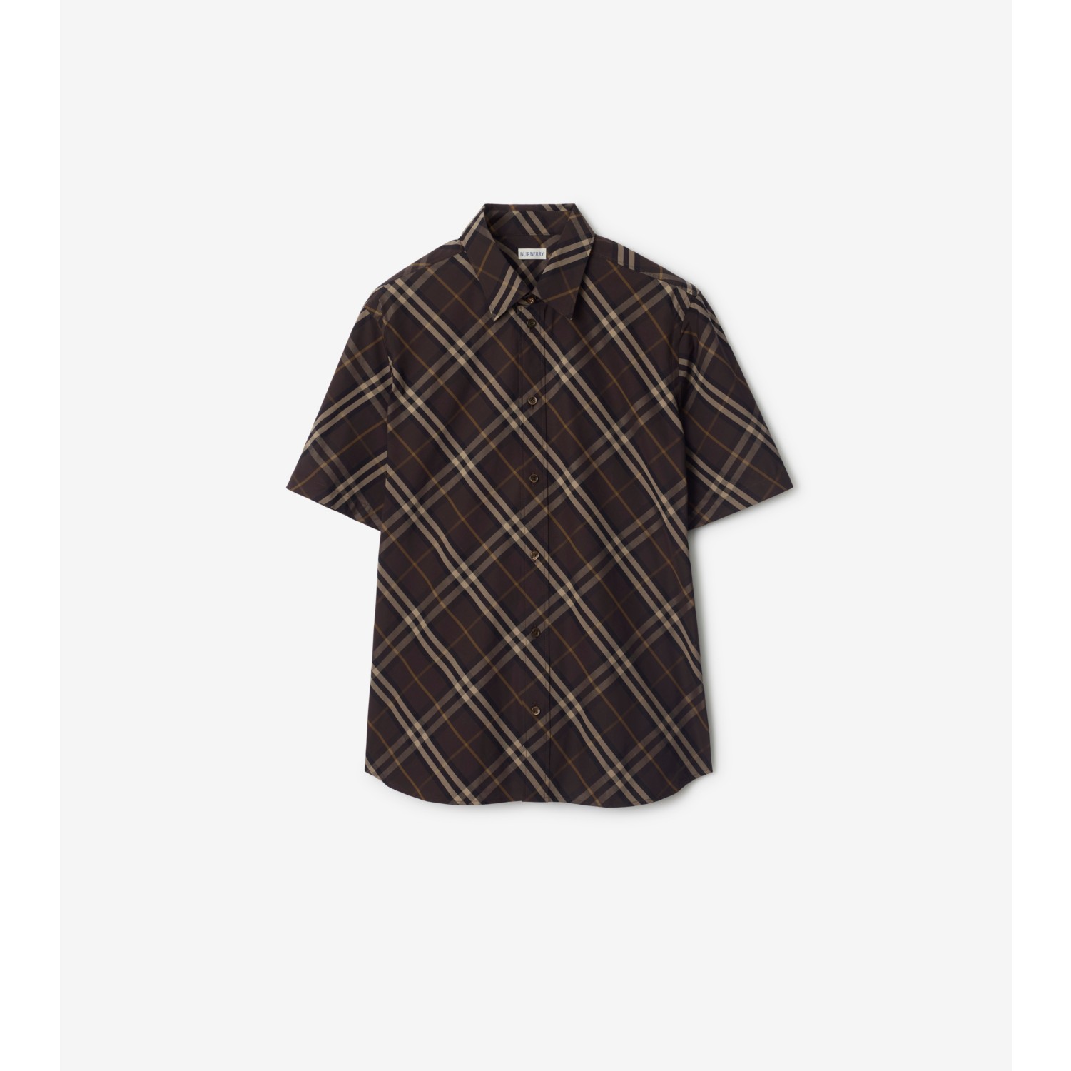 Relaxed Fit Check Cotton Shirt