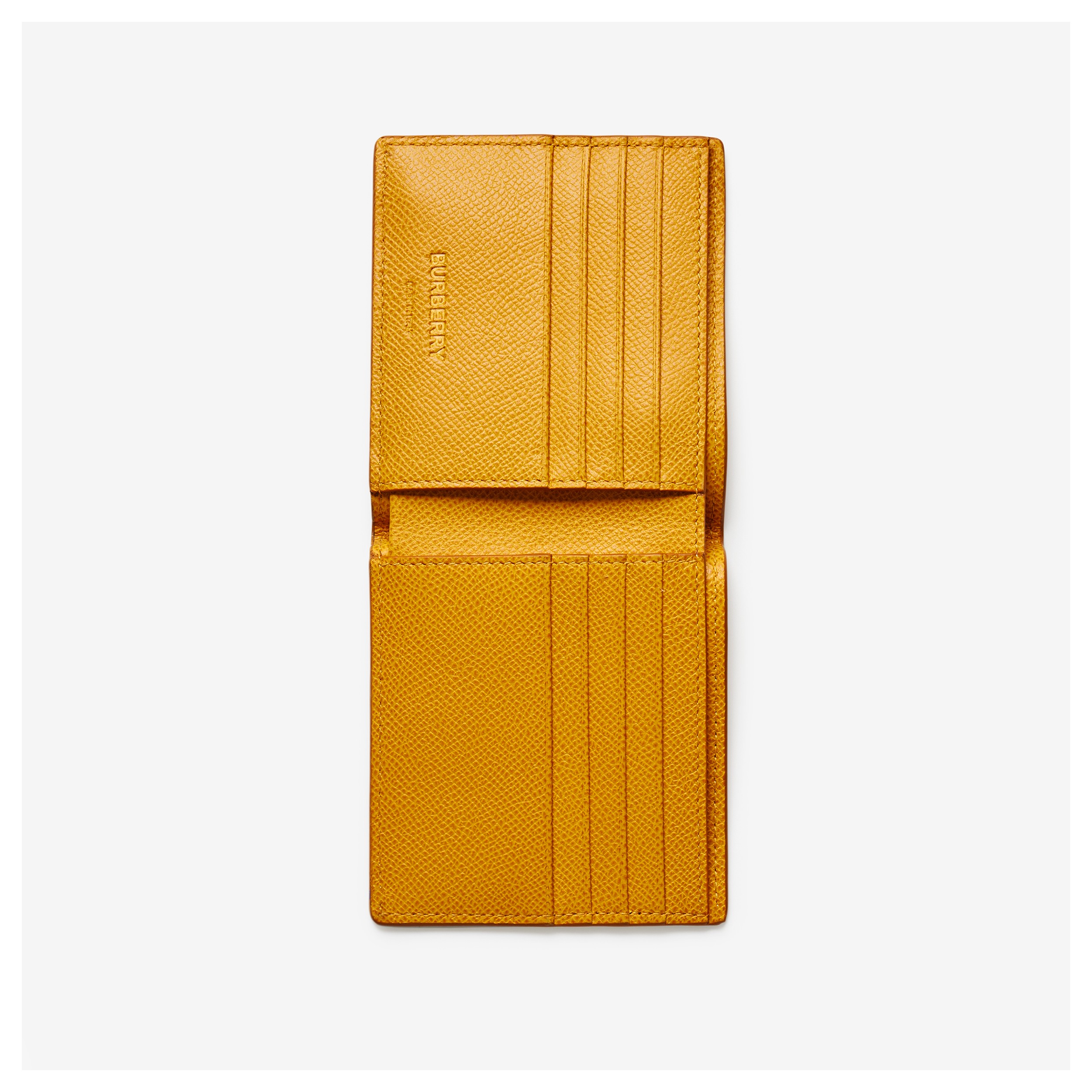 Grainy Leather TB Bifold Wallet in Marigold - Men | Burberry® Official - 4