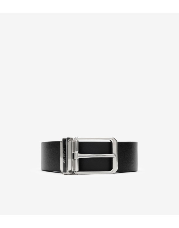 Reversible Leather Enamel Logo Belt