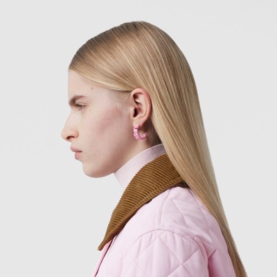 burberry hoop earrings