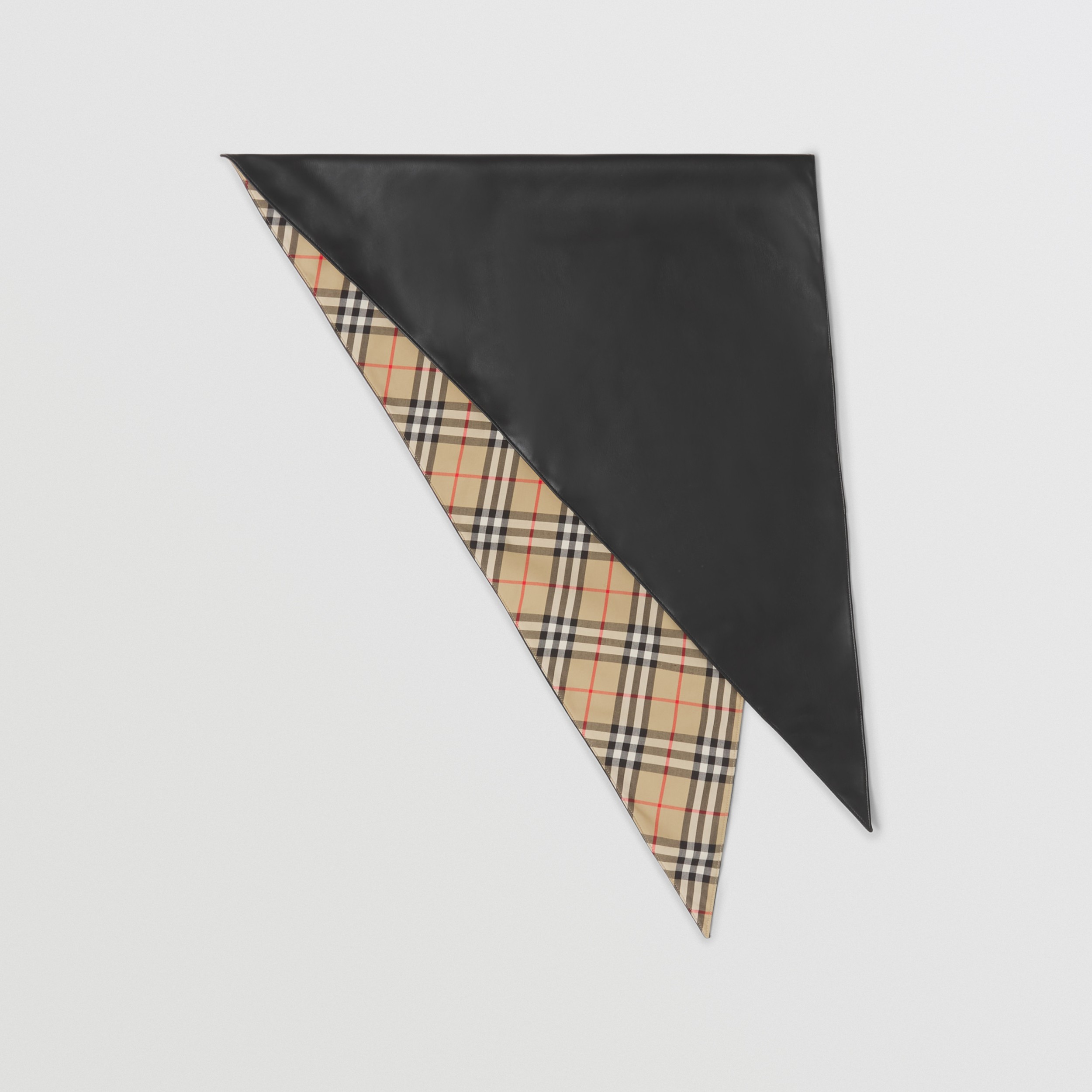 Reversible Vintage Check Cotton Bandana in | Burberry® Official