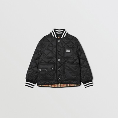 diamond quilted jacket burberry