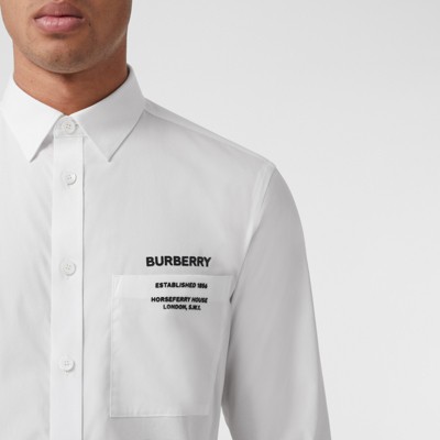 burberry slim fit shirt