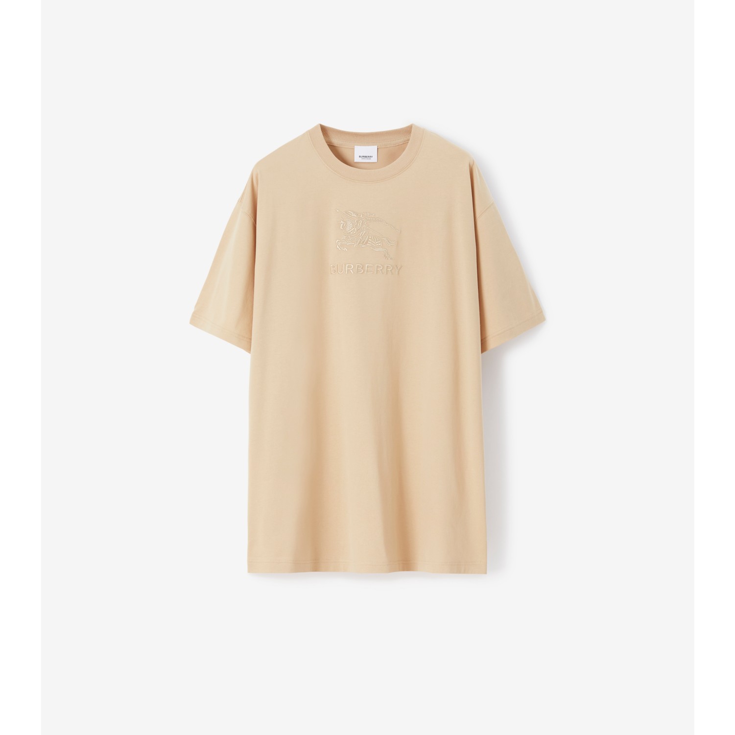 EKD Cotton T-shirt in Soft fawn - Men | Burberry® Official