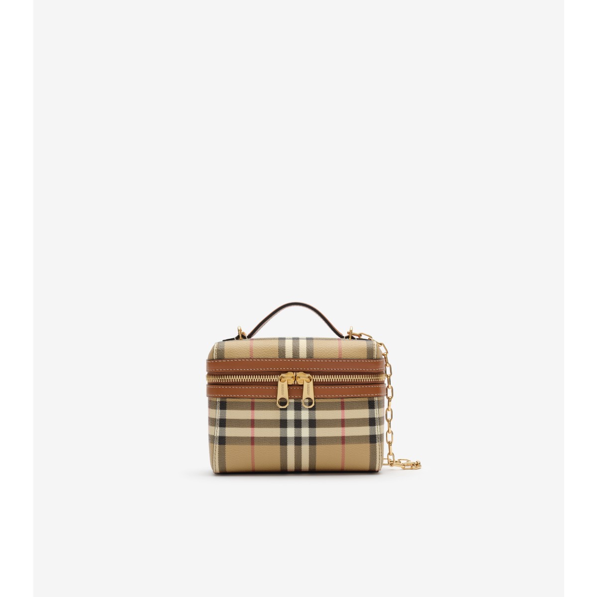  Check Mini Vanity Bag