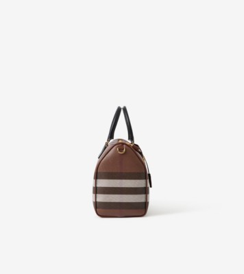 Check Bowling Shoulder Bag