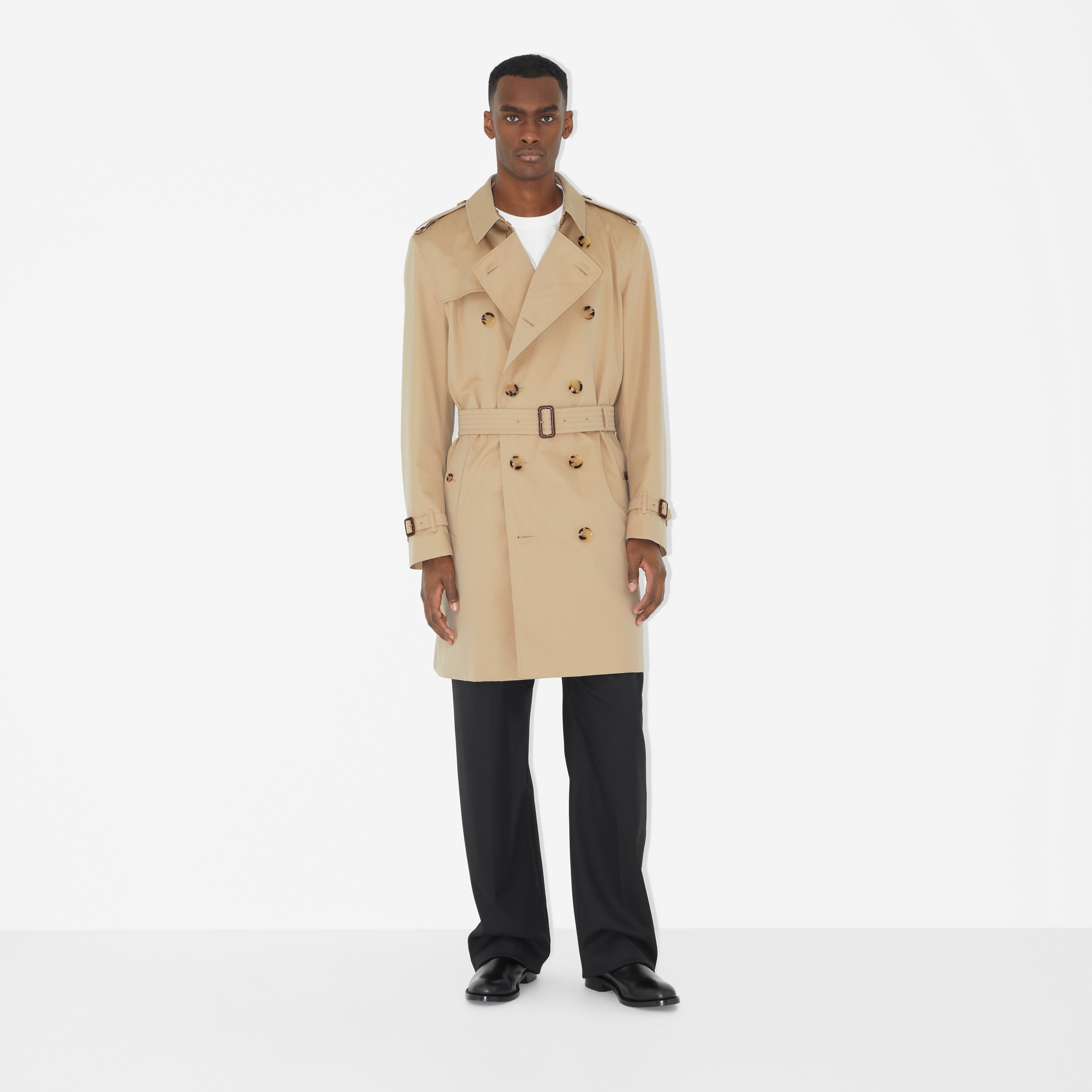Kensington - Trench coat Heritage - Médio (Mel) - Homens | Burberry® oficial - 2