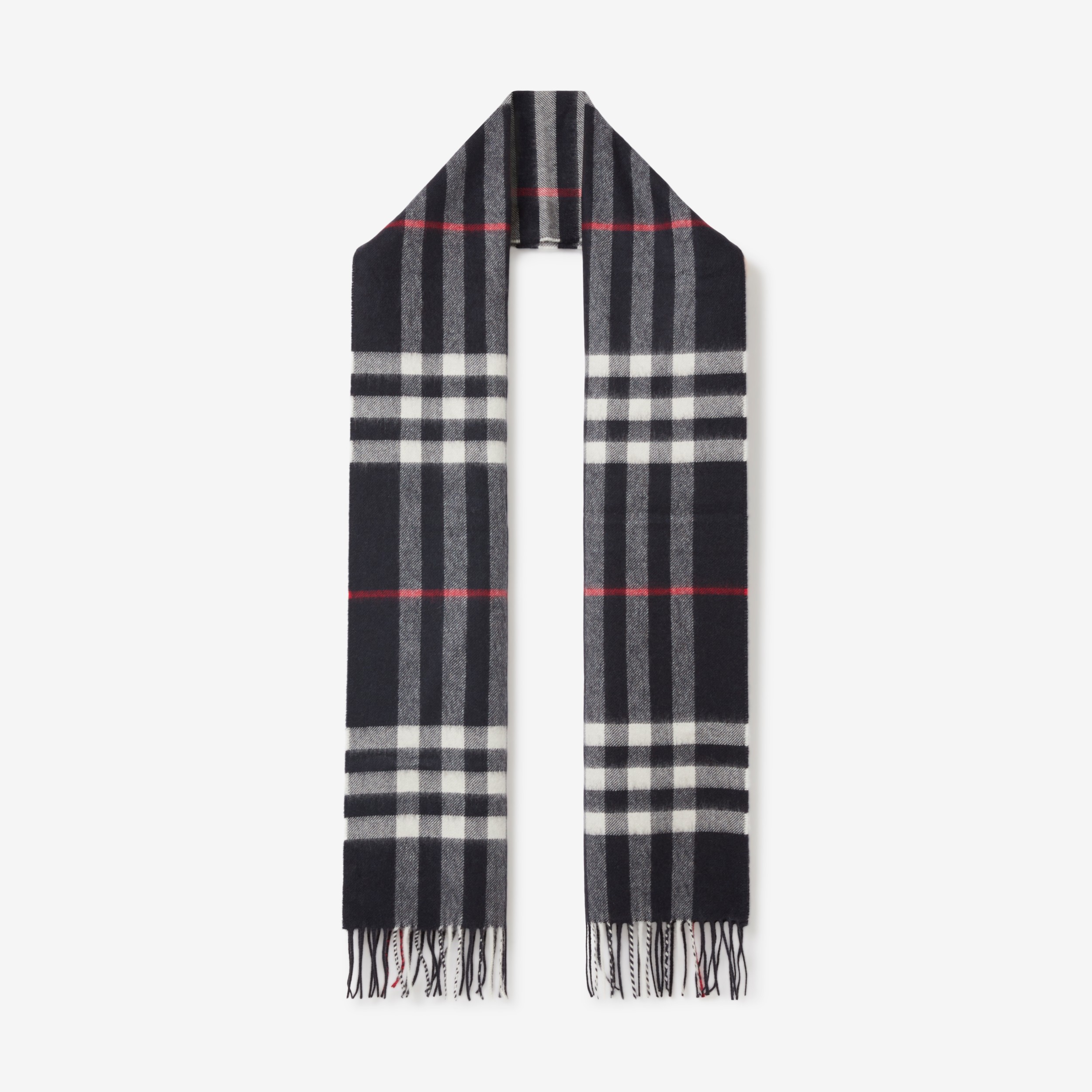 The Burberry Check Cashmere Scarf in Grey | Burberry® Official