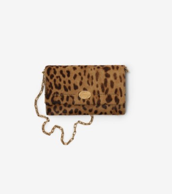 Cotswolds Chain Strap Wallet Leopard black ®