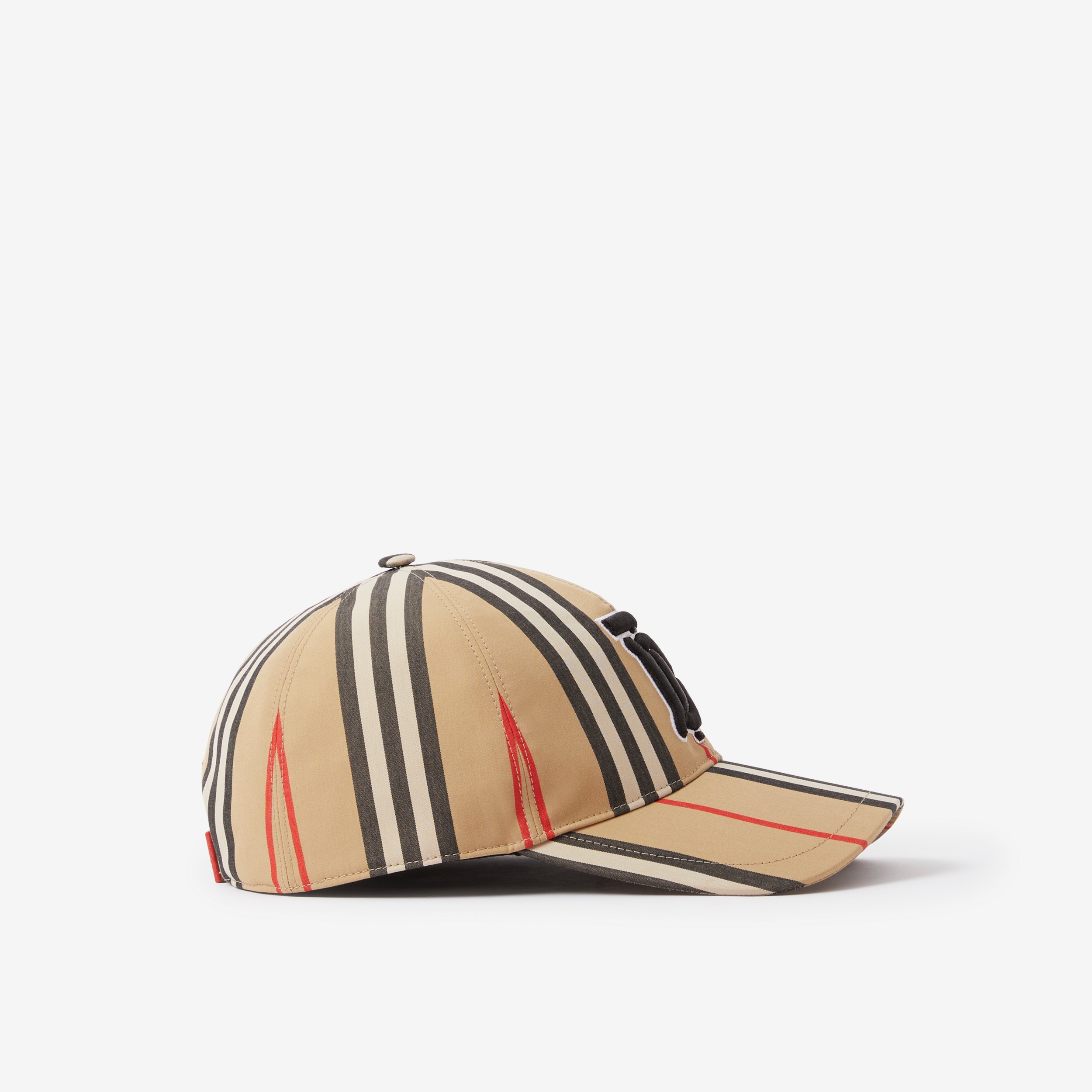 专属标识装饰标志性条纹棉质棒球帽 (典藏米色) | Burberry® 博柏利官网 - 2